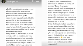 Suhaila Jad compartió en redes sociales una nueva reflexión tras su separación de André Carrillo
