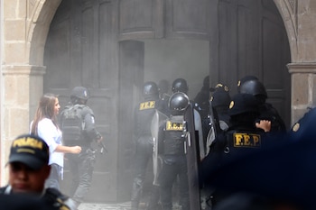 Protestas por elección de la rectoría de la Universidad San Carlos en Guatemala