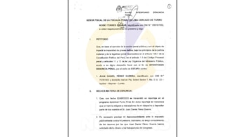 Denuncia de congresista contra su