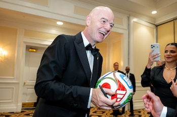 El presidente de la FIFA, Gianni Infantino, fue reconocido con el premio Titan of Freedom, otorgado a un líder destacado del mundo del deporte cuya excelencia, disciplina y liderazgo encarnan el espíritu de la libertad
