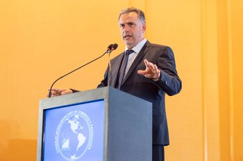 El candidato a presidente de