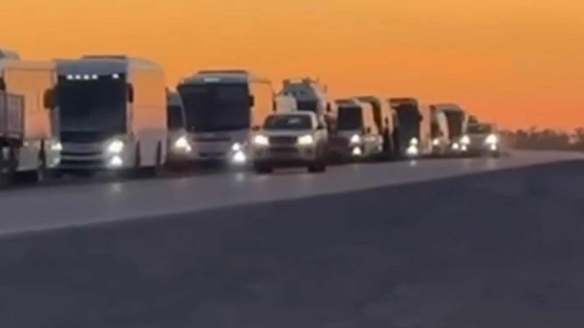 La medida afecta la operación de YPF en los lagos Mari Menuco y Los Barreales, pero no bloquea otros accesos ni a particulares (caputra de video: @anredacción)