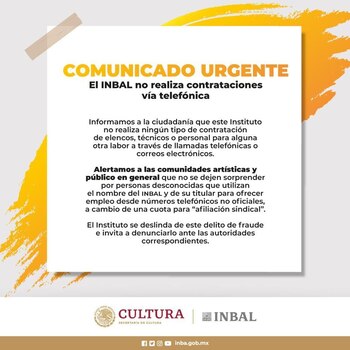 Bellas Artes se deslindó de