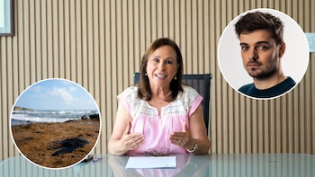 Rocío Nahle anuncia concierto gratuito de Martin Garrix en Veracruz pese al derrame de petróleo en el Golfo de México