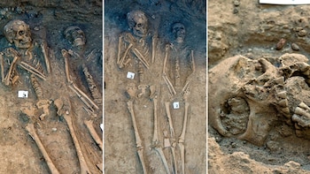 Las osamentas eran en su