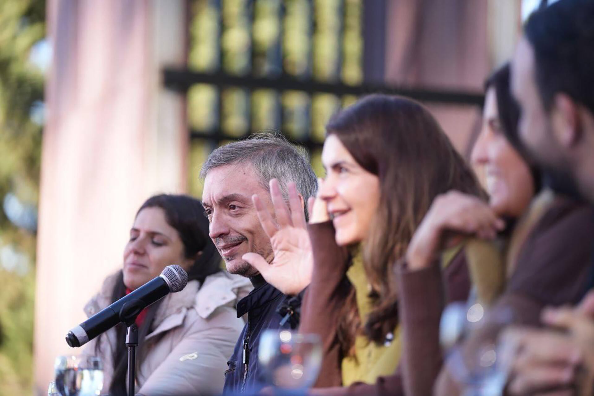 El encuentro se desarrolló en el Distrito Ecológico Roggero y contó con la presencia de la intendenta local Mariel Fernández, la ministra de Ambiente de la provincia de Buenos Aires, Daniela Vilar, y el diputado nacional Leonardo Grosso