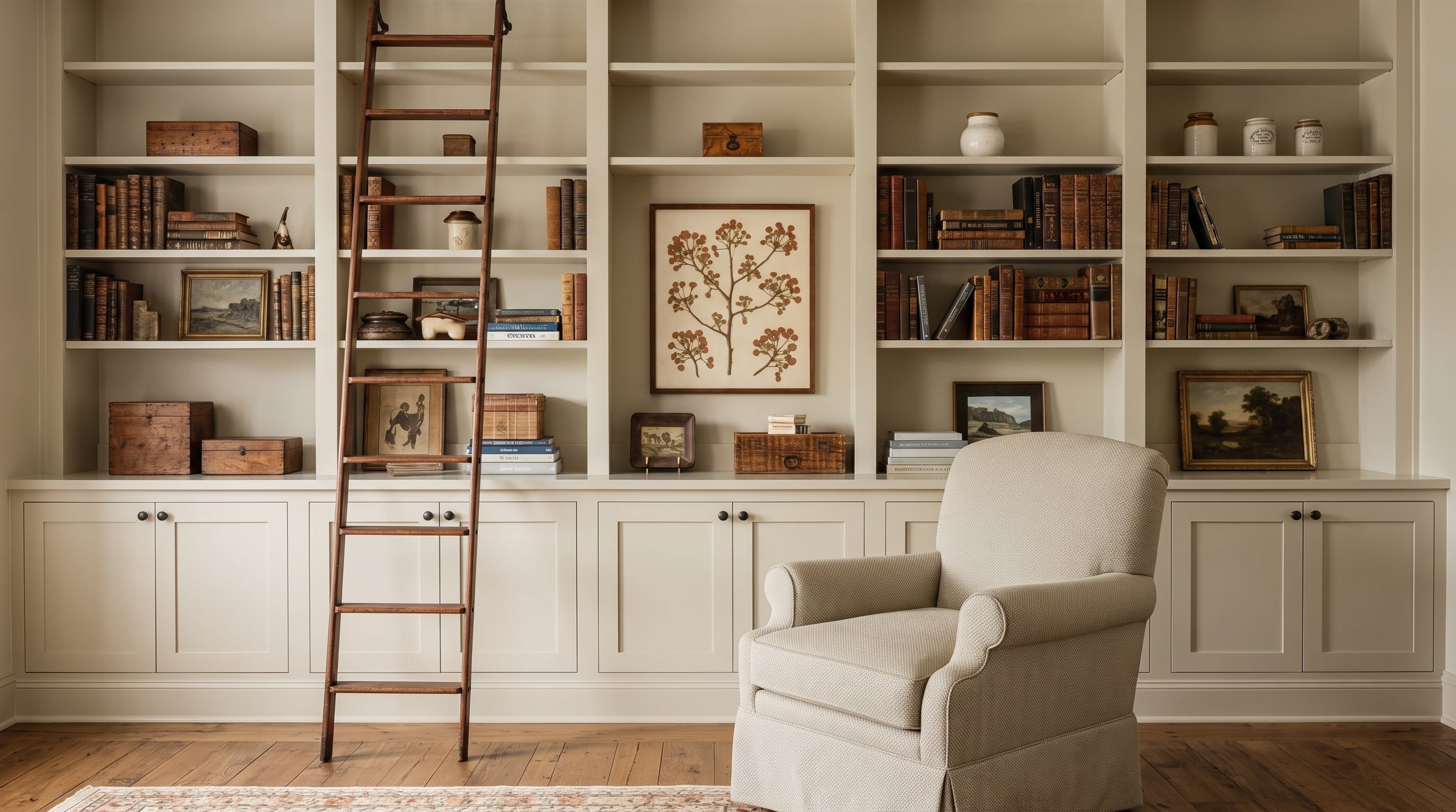 Una biblioteca necesita mantenimiento y un criterio de disposición para conservar el orden visual. (Imagen Ilustrativa Infobae)