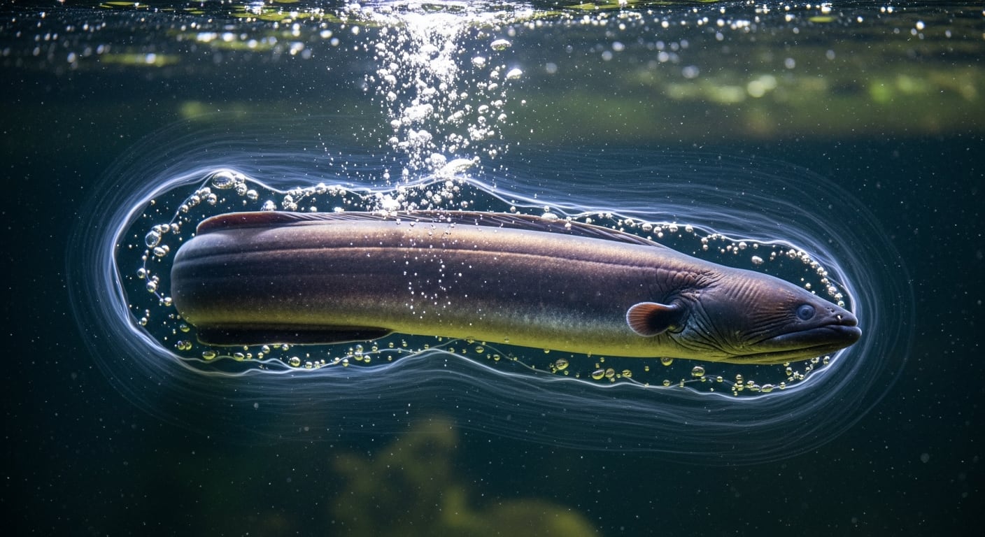 El mecanismo eléctrico de las anguilas permite cazar y defenderse en las aguas turbias del Amazonas y el Orinoco (Imagen Ilustrativa Infobae)
