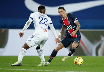 Di María y el PSG, una relación que podría extender o terminar a mediados de este año (Reuters)