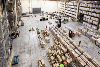 Uno de los almacenes de