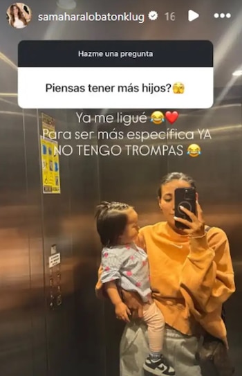 Samahara Lobatón confirma en Instagram