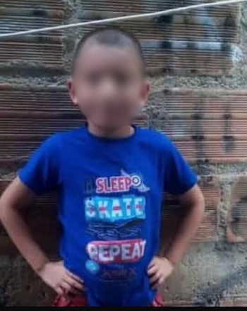 Diego Alejandro Olarte Berrío, niño