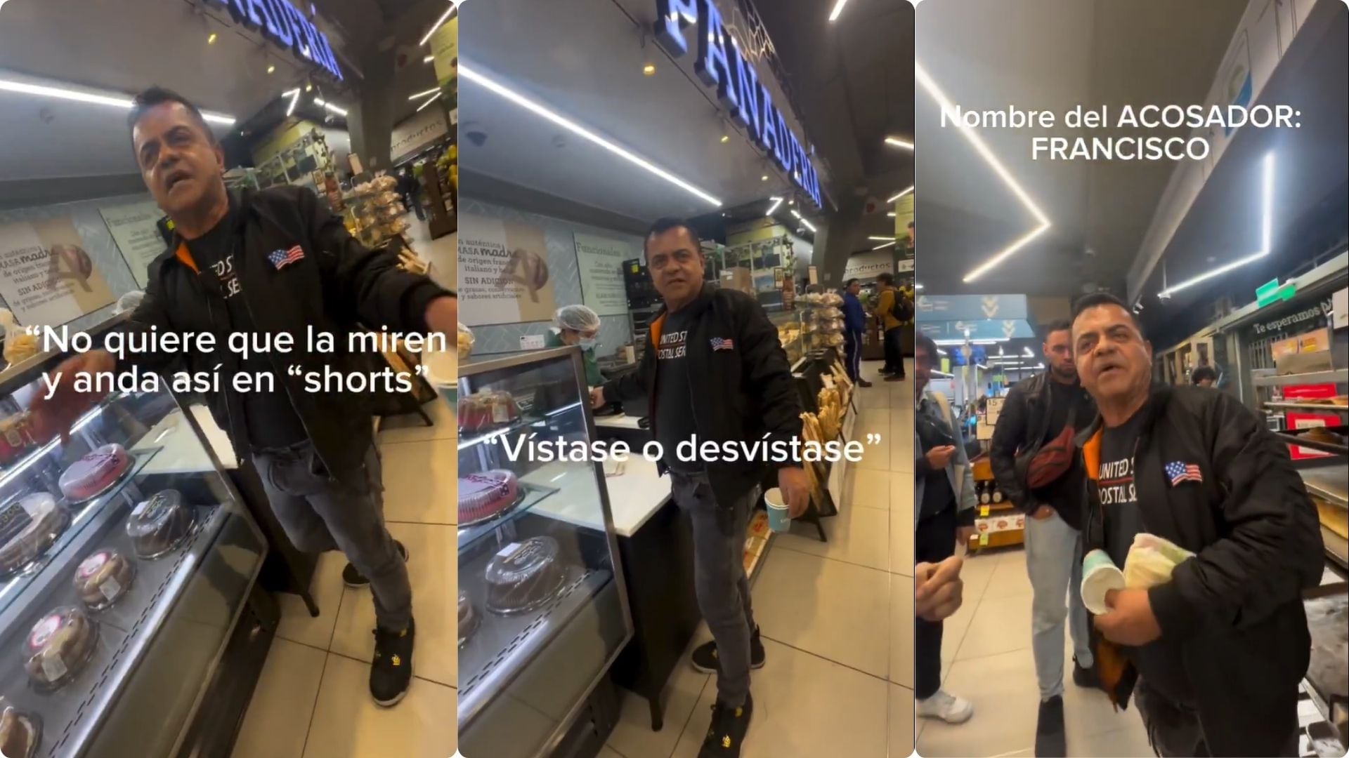 Presuntamente el hombre le dijo cosas y la miró de manera lasciva dentro del establecimiento - crédito @ColombiaOscura / X