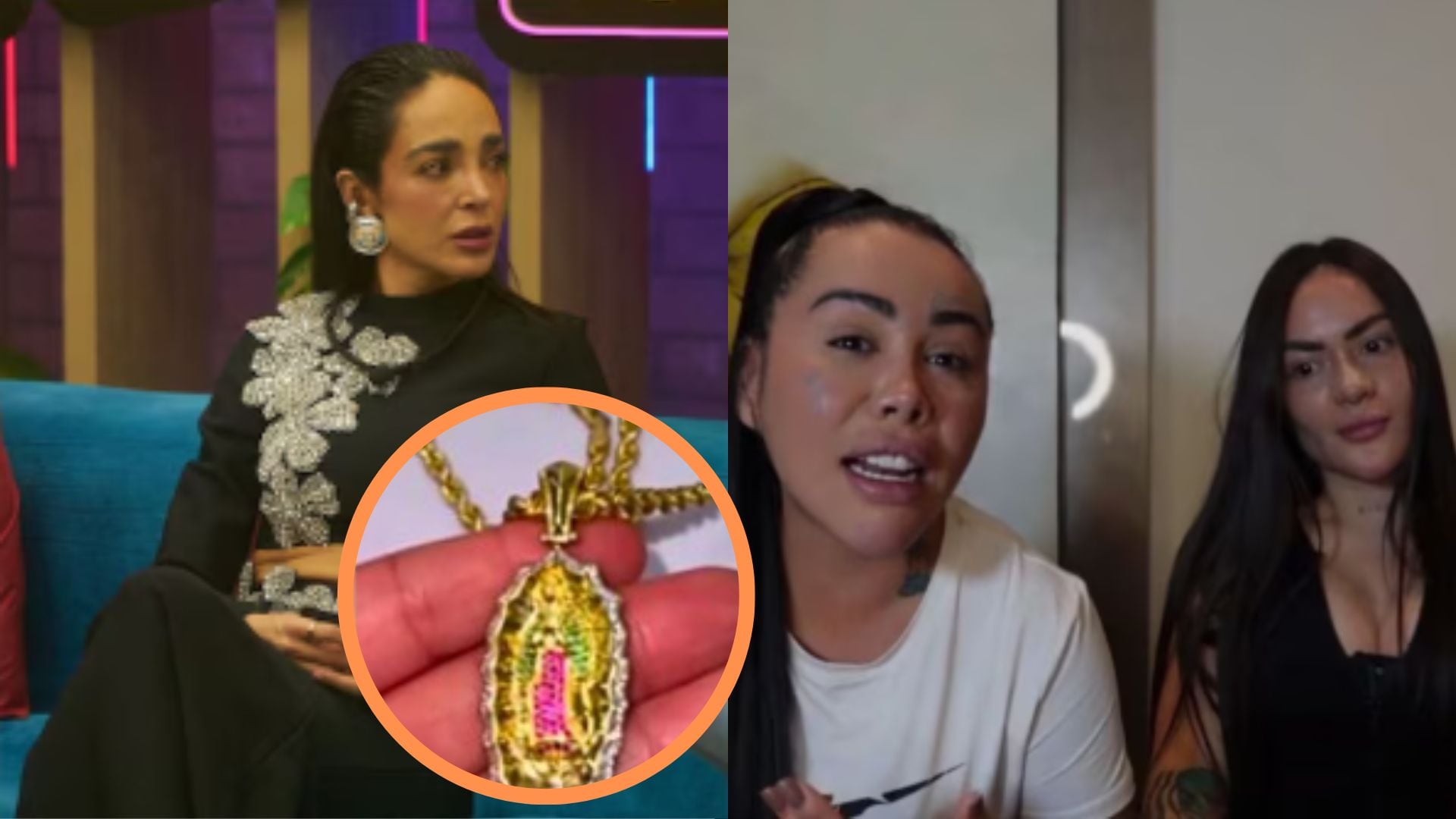 La empresaria manifestó su tristeza por la decisión de Calderón de regalar una cadena de oro- crédito @yinacalderonoficial/Kick - cortesía del Canal RCN - @yinacalderontv/Instagram