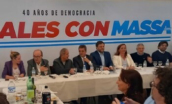 Sergio Massa en el encuentro