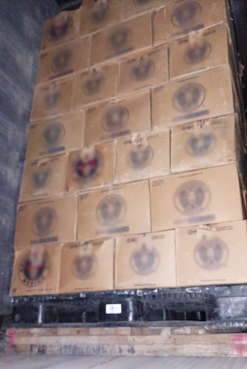 Parte de lo hallado por