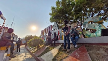 Miembros de la policía comunitaria