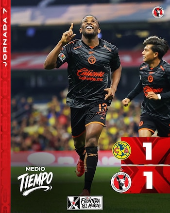 América Xolos Juego pendiente Jornada 7 Liga MX Apertura 2026