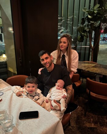 Cuti Romero con Karen Cavaller