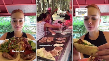 Tras probar tacos en un