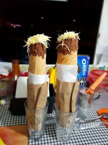 Marquesitas con chocolate.
Foto: X/Villevaldo Coral