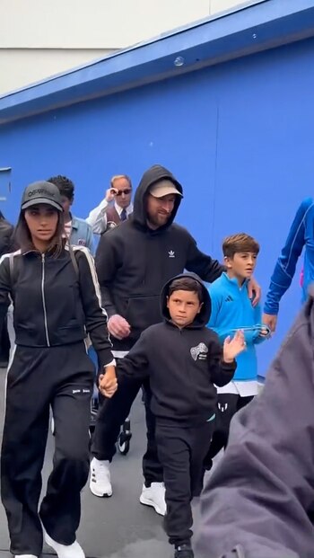 Lionel Messi aprovechó sus vacaciones