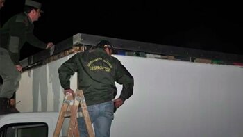 Los delincuentes escondieron los 583,239