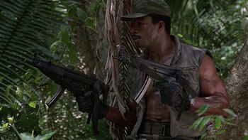 Escena de la película Depredador