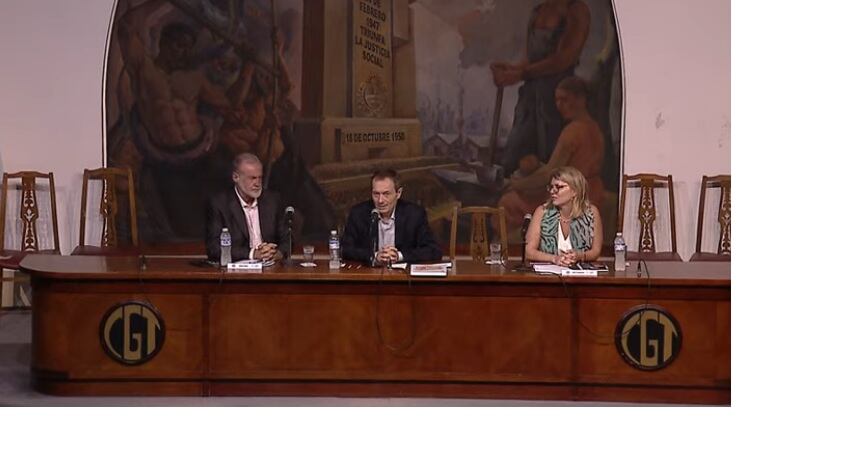 Rafael Bielsa habló también en el primer panel en la CGT sobre la IA