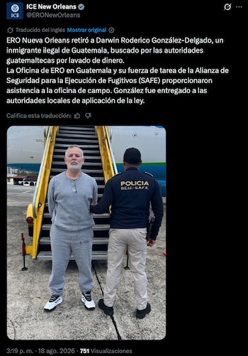 La captura y deportación de “El Capi” refuerzan la cooperación entre Estados Unidos, Guatemala y El Salvador contra el narcotráfico y el crimen organizado.