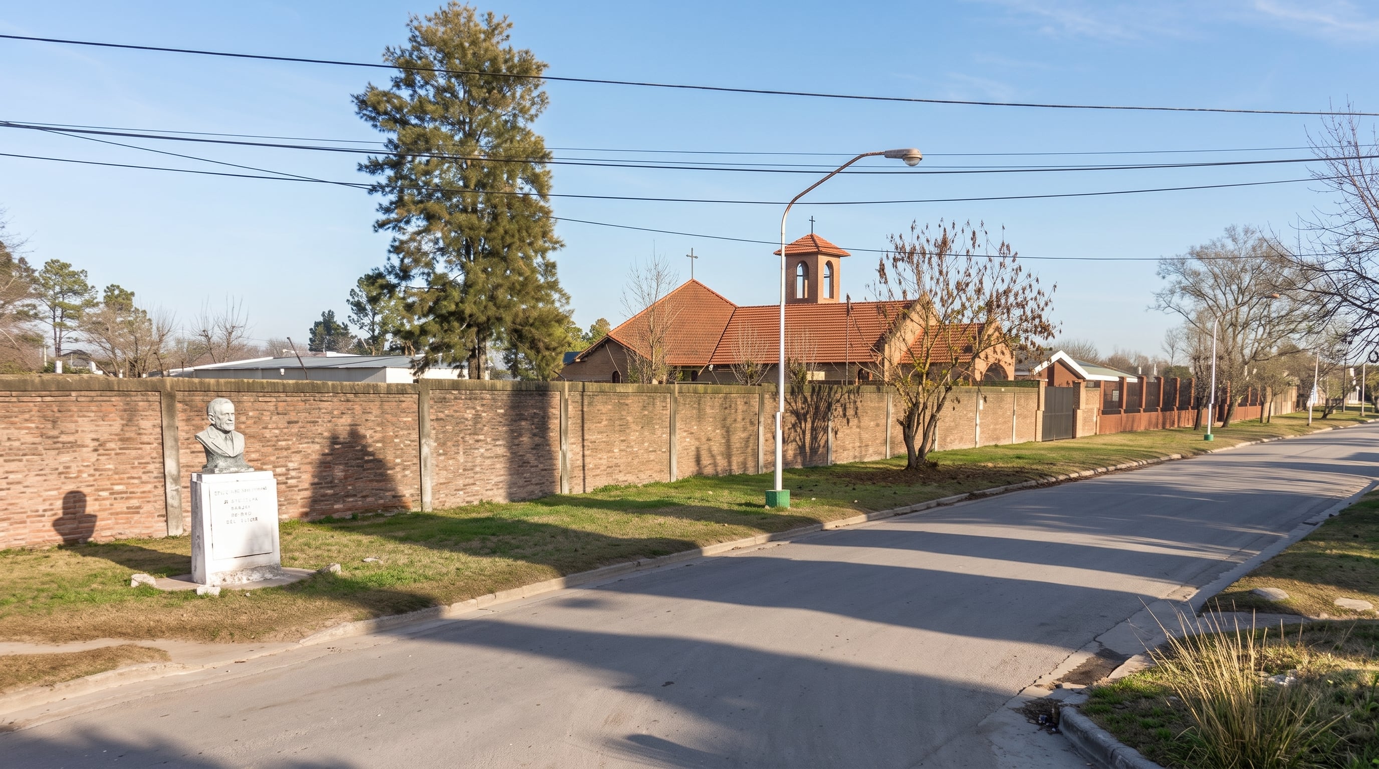 Este es el Convento de las Hermanas del Carmelo de Nogoyá, Entre Ríos, donde Silvia estuvo privada de su libertad durante 14 años