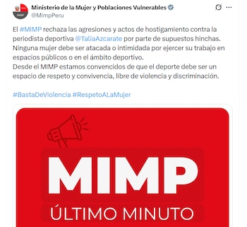 Pronunciamiento del Ministerio de la