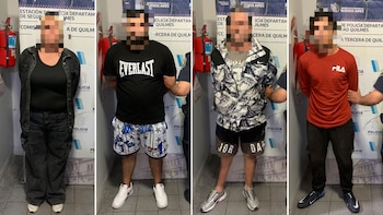 Tres hombres y una mujer