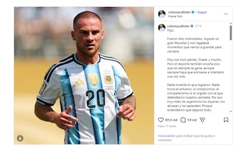 La carta publicada por el Colo Mac Allister (@colomacallister)