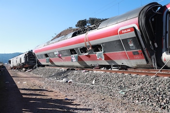 Imágenes del tren Iryo accidentado