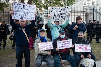 Marcha Jubilados - Congreso - 30 de julio