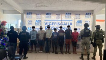 Los seis hombres y la