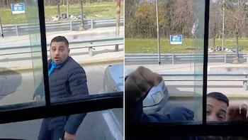 “¿Qué te pasa gato?”: un conductor agredió a un chofer de colectivo durante una violenta discusión de tránsito