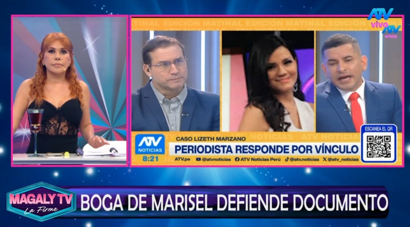 Magaly Medina desarma defensa del abogado de Marisel Linares sobre donación de vehículo a Adrián Villar. Captura: Magaly TV La Firme.