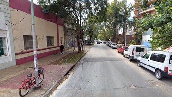 La cuadra donde fue encontrada