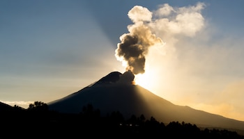 El volcán Popocatépetl ha tenido