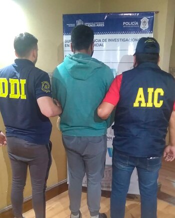 M.A.C.F., tras ser arrestado