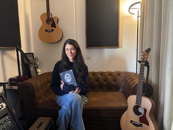 Bely Basarte en su estudio