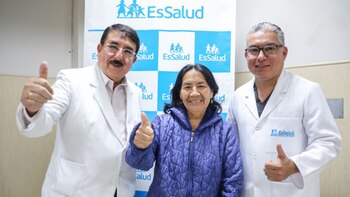 La paciente fue dada de