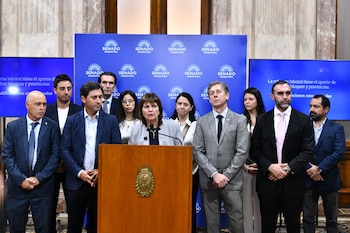 Patricia Bullrich con el bloque