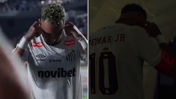 El gesto de Neymar contra los hinchas tras una nueva derrota del Santos que encendió el debate en Brasil: “No hay ser humano que aguante”