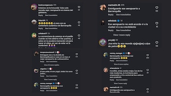 Comentarios se leyeron en las