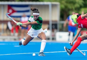 La selección mexicana de hockey debutó con triunfo. (Comité Olímpico Mexicano)