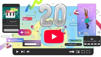 YouTube celebra su vigésimo aniversario