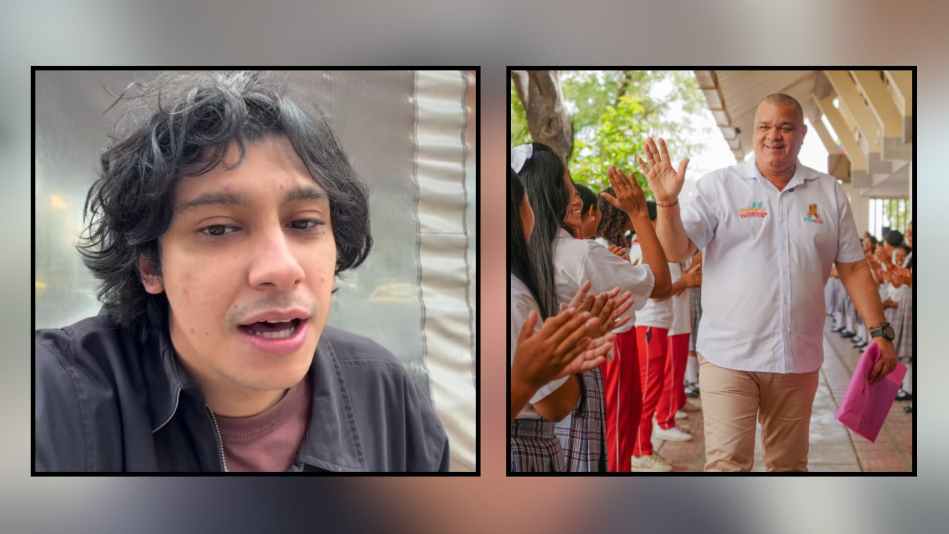 El periodista Alejandro Villanueva, del medio Desigual, ha denunciado amenazas de muerte del rector de la Universidad de La Guajira, Carlos Arturo Robles - crédito @desigual/Instagram - @caroblesjulio/Instagram